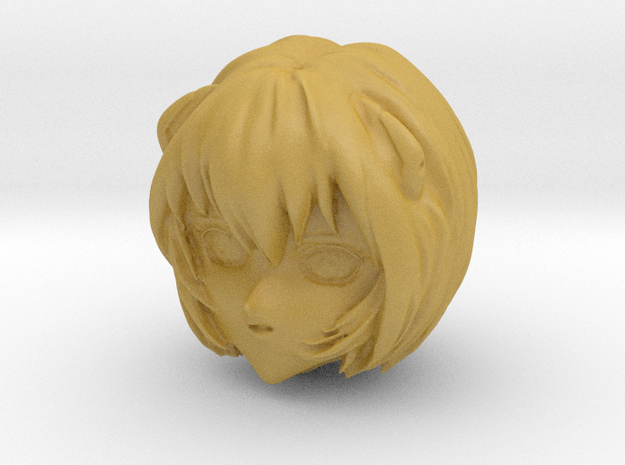 1/12 Rei Ayanami Head Sculpt in Tan Fine Detail Plastic