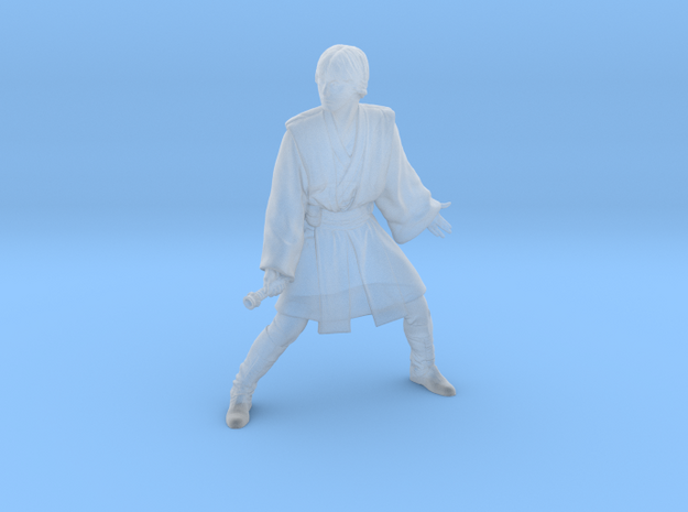 1/72 Luke in Jedi Master Outfit for Space Diorama in Clear Ultra Fine Detail Plastic