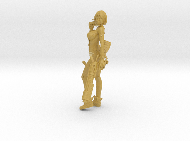 G scale Sci-Fi Girl Fully Equipped Ver.  in Tan Fine Detail Plastic
