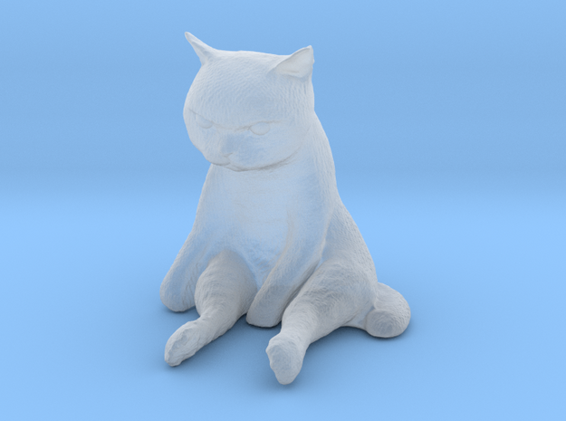 1/43 Cat Sitting in Tan Fine Detail Plastic