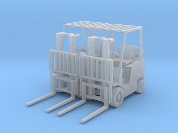 Yale Forklift (N -1:160) 2X in Clear Ultra Fine Detail Plastic