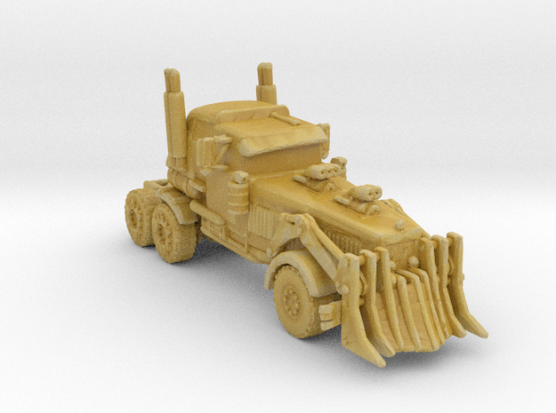 FR. War Rig Tractor 1:160 scale in Tan Fine Detail Plastic