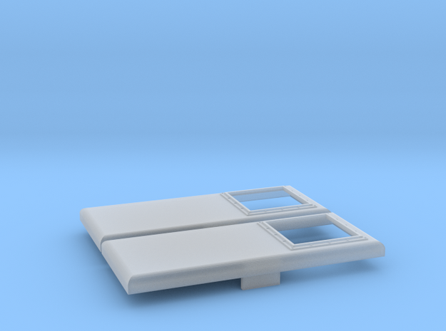 E Series Winterization Hatch  (HO - 1:87) 2X in Clear Ultra Fine Detail Plastic