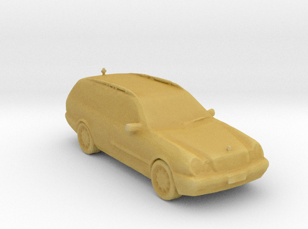 2000's Benz Hearse 1:160 scale in Tan Fine Detail Plastic
