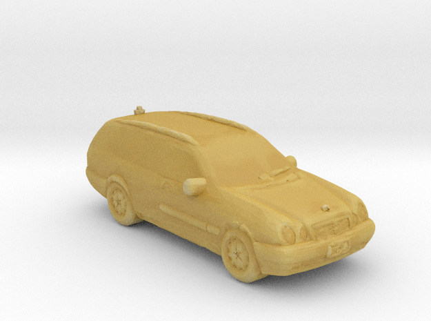 2000 Benz Hearse 1:160 scale in Tan Fine Detail Plastic