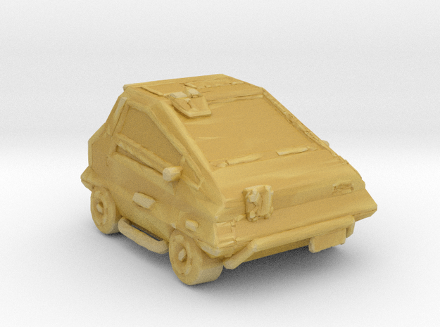 SCIFI BG mini car 1:160 scale. in Tan Fine Detail Plastic