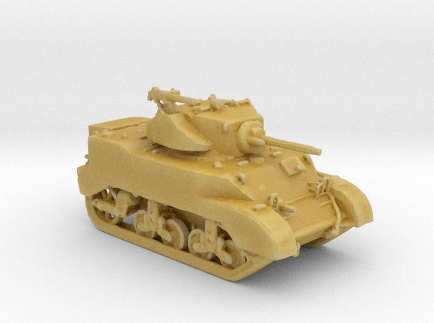 ARVN M5 Stuart Light tank 1:160 scale in Tan Fine Detail Plastic