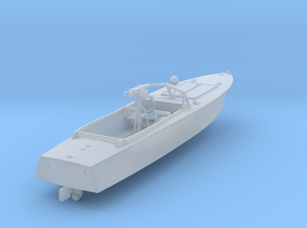 1/72nd (20 mm) PG-117 motor boat full hull in Clear Ultra Fine Detail Plastic