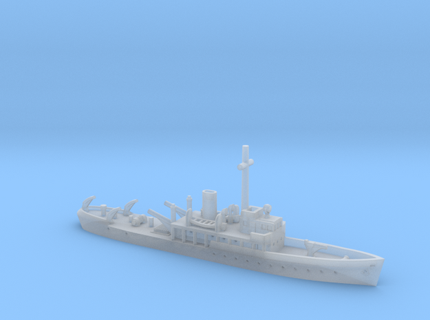 1/1200th scale HNoMS Otra in Clear Ultra Fine Detail Plastic