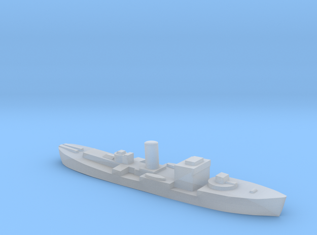 HMS Gloxinia corvette 1:1800 WW2 in Clear Ultra Fine Detail Plastic
