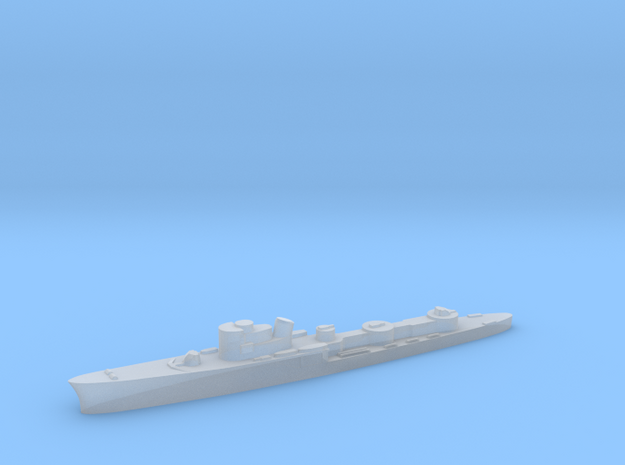 Italian Uragano torpedo boat 1:3000 WW2 in Clear Ultra Fine Detail Plastic