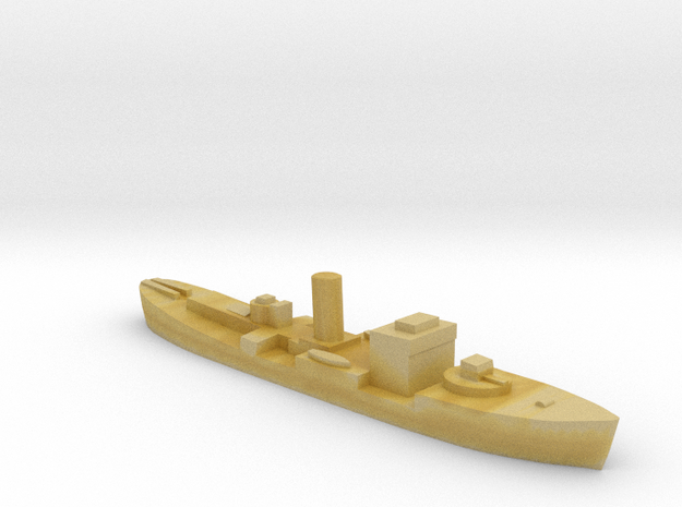 HMS Gloxinia corvette 1:1400 WW2 in Tan Fine Detail Plastic