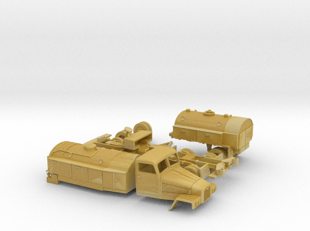 LKW IFA G5 Tankzug (zivi Var.)  H0 1:87 in Tan Fine Detail Plastic