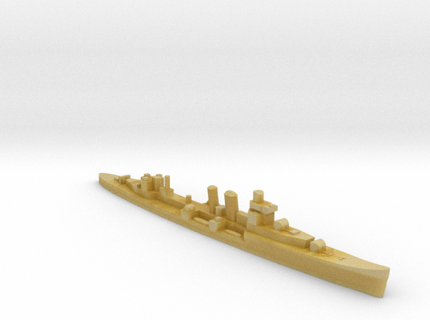 HMS Colombo AA cruiser 1:1250 WW2  in Tan Fine Detail Plastic