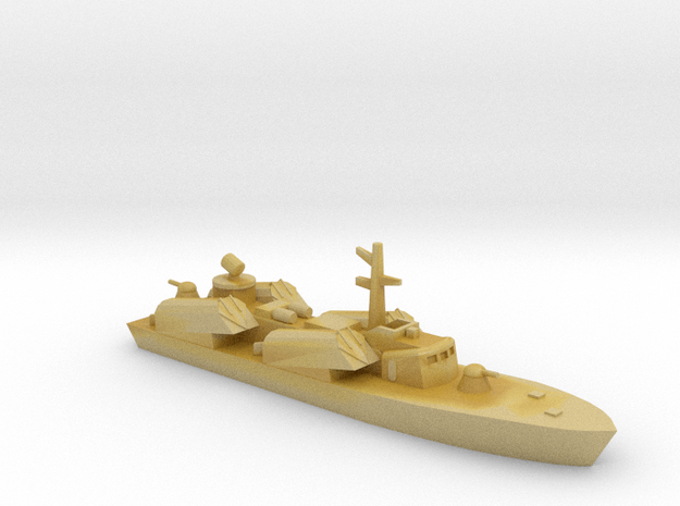 Russian Osa class missile boat 1:900 in Tan Fine Detail Plastic