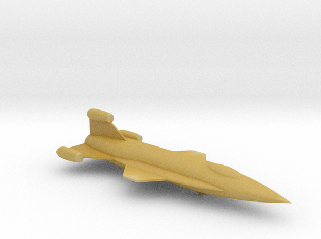 Rocket Space Fighter 1:300 in Tan Fine Detail Plastic