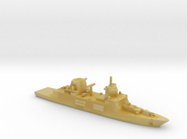 German Baden-Württemberg class frigate 1:1400 in Tan Fine Detail Plastic