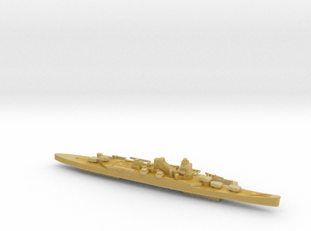 IJN Mogami cruiser 1:1400 WW2 Sprue Ed 2 in Tan Fine Detail Plastic