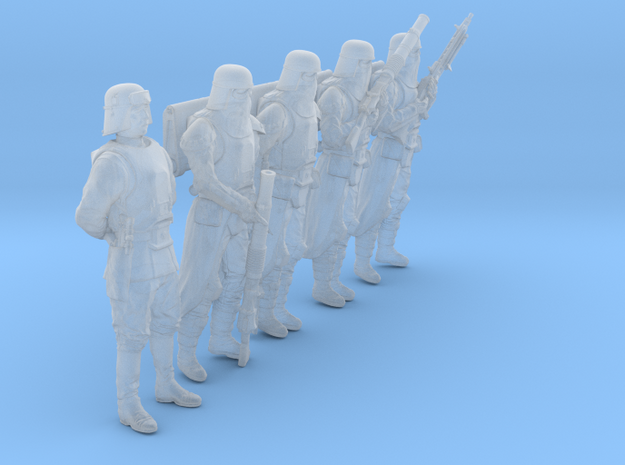 1/46 Sci-Fi Sardaucar Platoon Set 201-06 in Clear Ultra Fine Detail Plastic