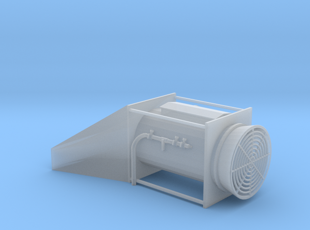 1/64 S Dryer Fan in Clear Ultra Fine Detail Plastic