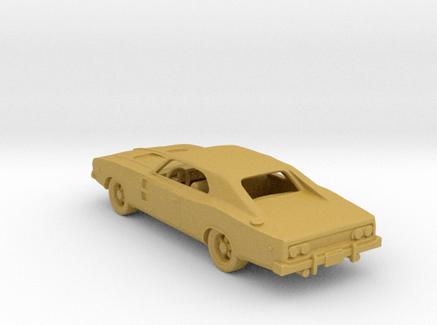 Dodge Charger RT 1968  1:120 TT in Tan Fine Detail Plastic