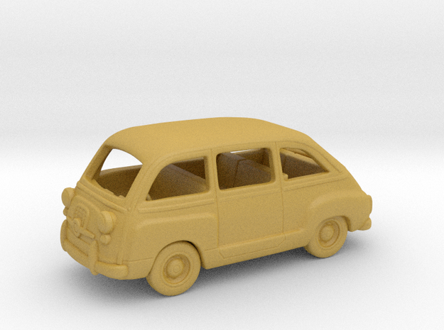Fiat 600 1:160 N in Tan Fine Detail Plastic