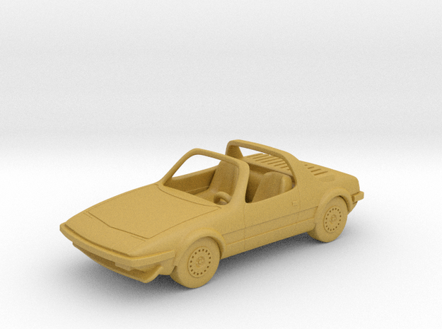 Fiat x1/9 1:87HO in Tan Fine Detail Plastic