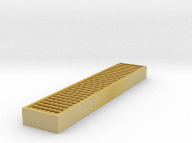 'HO Scale' - 4' x 20' Grating in Tan Fine Detail Plastic