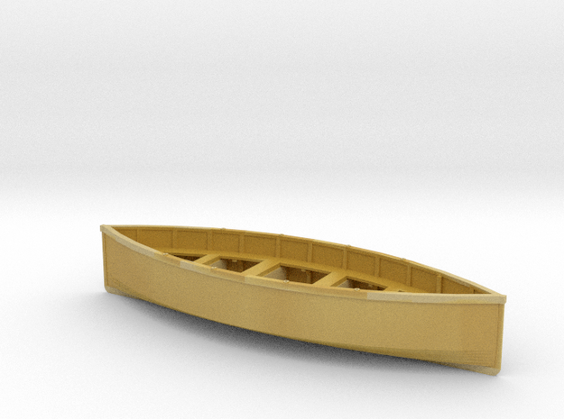 O-scale-life-boat-V3 in Tan Fine Detail Plastic