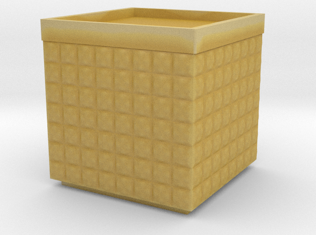 Hesco 4x4x4 -15mm in Tan Fine Detail Plastic