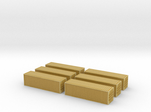 1/450 Container 30ftx6 in Tan Fine Detail Plastic