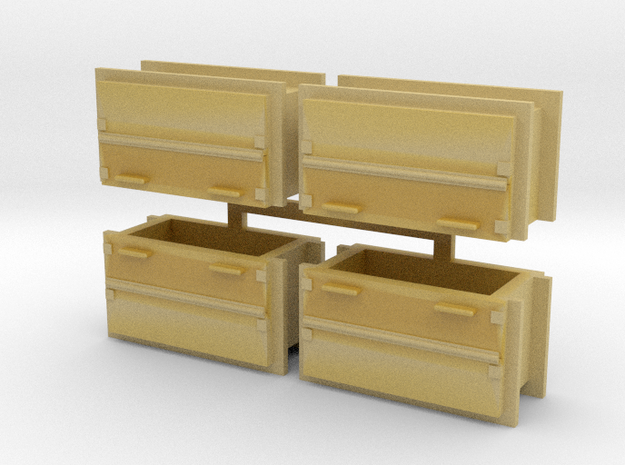 Caboose SLSF Battery Box Frisco 200-274/1200-1274 in Tan Fine Detail Plastic