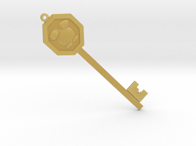 Armour Key in Tan Fine Detail Plastic
