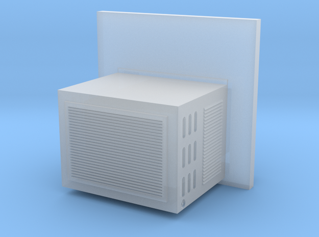 O Scale Window Mounted AC Unit in Clear Ultra Fine Detail Plastic