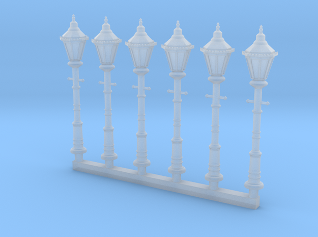 Victorian Street Light 15mm Group in Clear Ultra Fine Detail Plastic