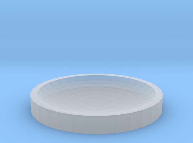 40mm Concave Lens in Tan Fine Detail Plastic