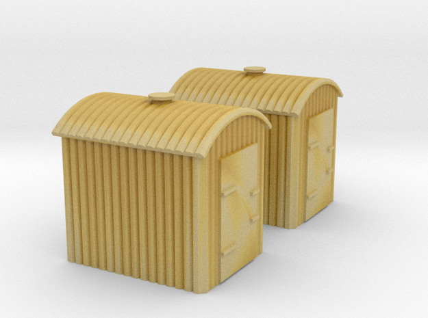 (1:450) GWR Lineside Huts #3 in Tan Fine Detail Plastic