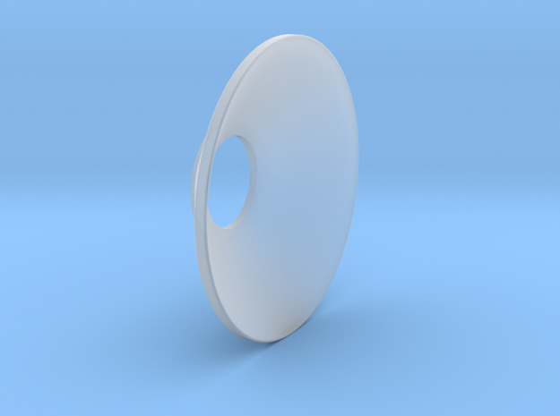 Cone_O_S2 in Clear Ultra Fine Detail Plastic