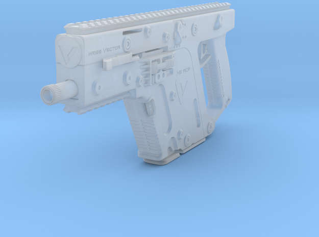 RESIDENT EVlL: RETRIBUTION - Kriss Vector .45ACP ( in Clear Ultra Fine Detail Plastic