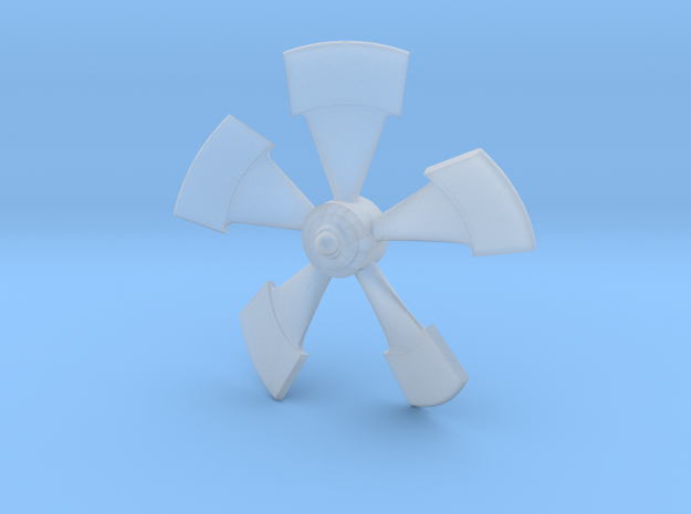 Disney Nautilus propeller  in Clear Ultra Fine Detail Plastic