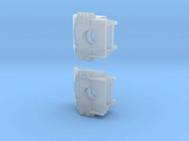 Assembly_Scale_Draft_Gear_Box_GP35 in Clear Ultra Fine Detail Plastic
