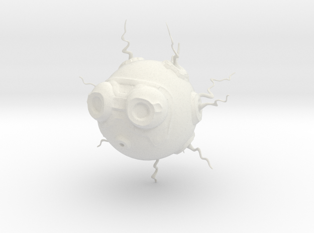 bombhead in White Natural Versatile Plastic