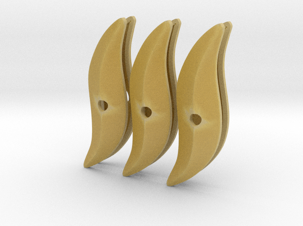 xena belt horns hollow in Tan Fine Detail Plastic