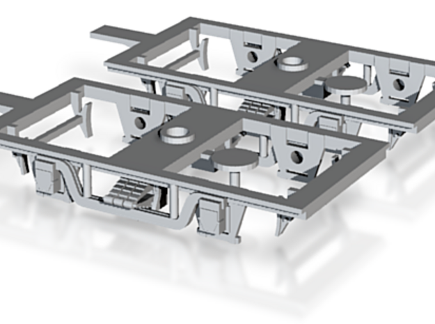 W&LLR Pickering Bogies in Clear Ultra Fine Detail Plastic