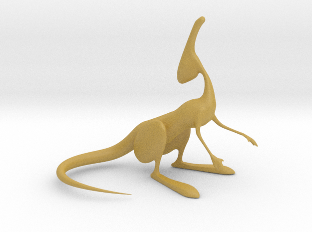 Parasaur Model in Tan Fine Detail Plastic