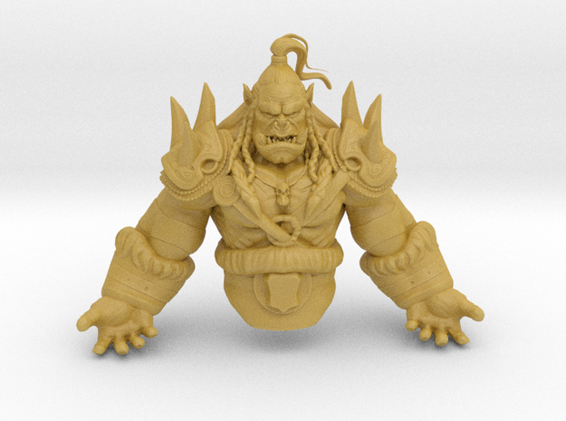 Orc Hero Warlord in Tan Fine Detail Plastic