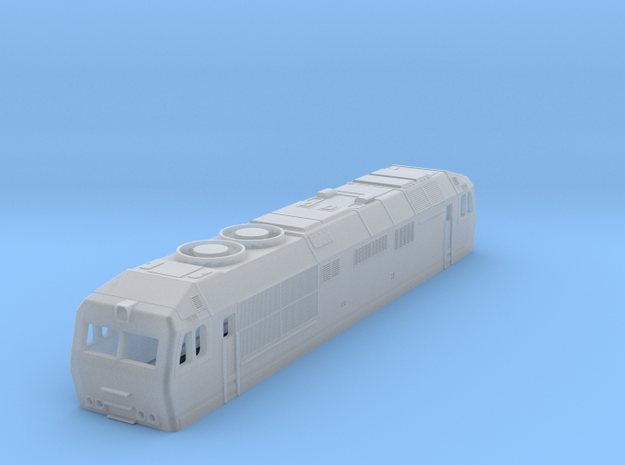 tep70 bc 124 mm russian locomotive in Clear Ultra Fine Detail Plastic