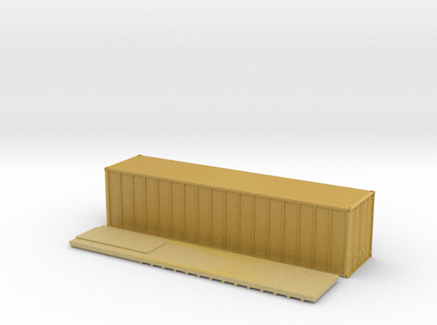 N Scale 35' Container Ext. Post (NSK) in Tan Fine Detail Plastic