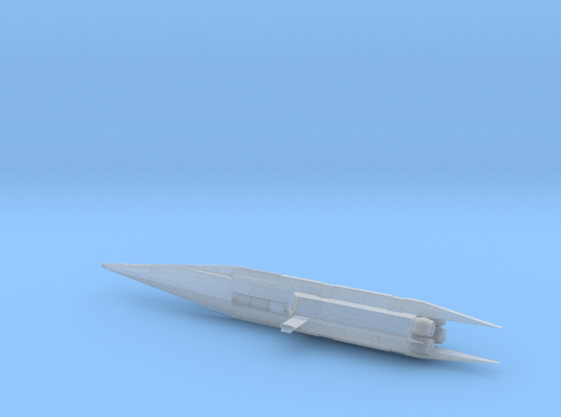 Enhanced Destroyer in Clear Ultra Fine Detail Plastic