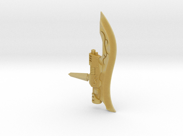 Kinetic lance paragon blade for Custodians in Tan Fine Detail Plastic